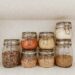 organized pantry jars