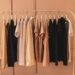 minimalistic wardrobe organization